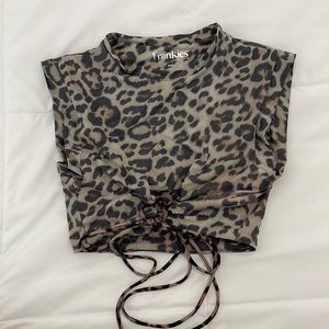 Frankies Ashley leopard top
